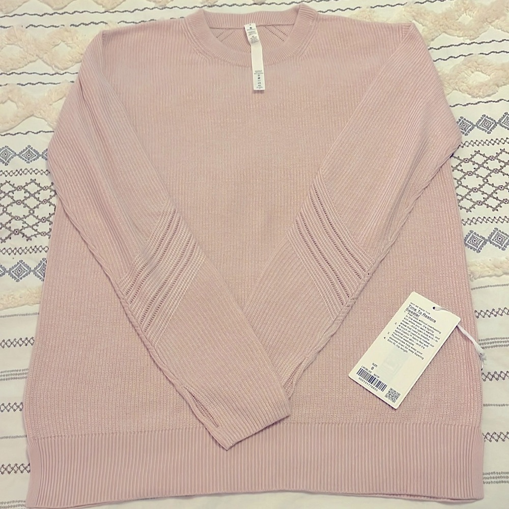 Lululemon sz 8 Time To Restore sweater - Picture 5 of 6